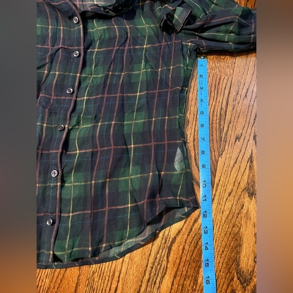 ICONS Objects of Devotion | Secretary Blouse Classic Tartan REVOLVE‎ Sz S - Picture 9 of 10